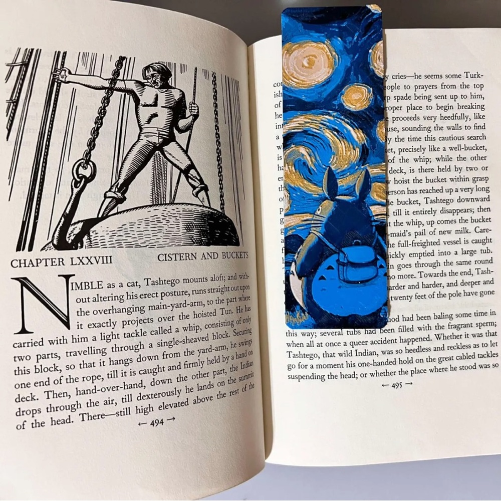 Custom Made Totoro Bookmark 3D printed